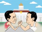 Charta Politika: Jokowi dan Prabowo masih Stagnan