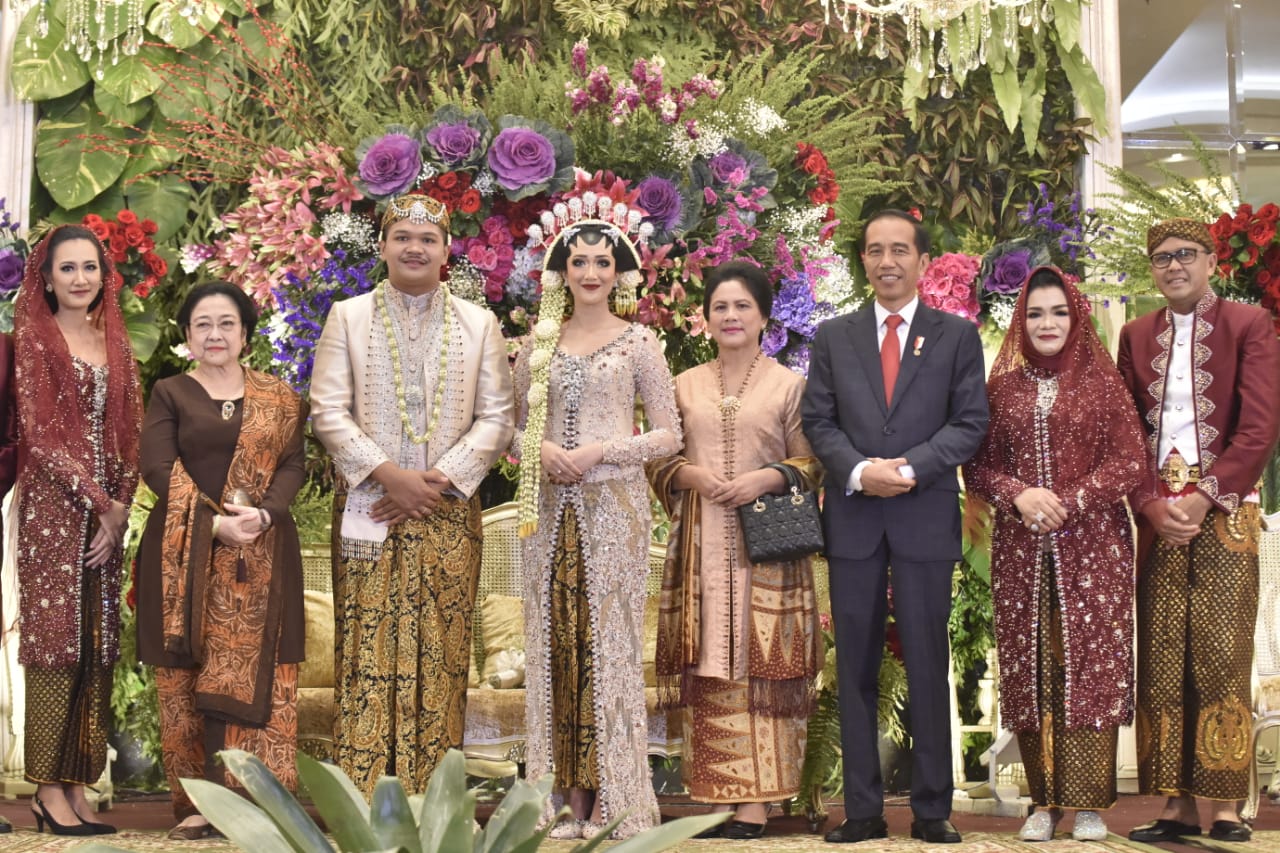Presiden dan Wapres Hadiri Resepsi Pernikahan Putra Nurdin Abdullah