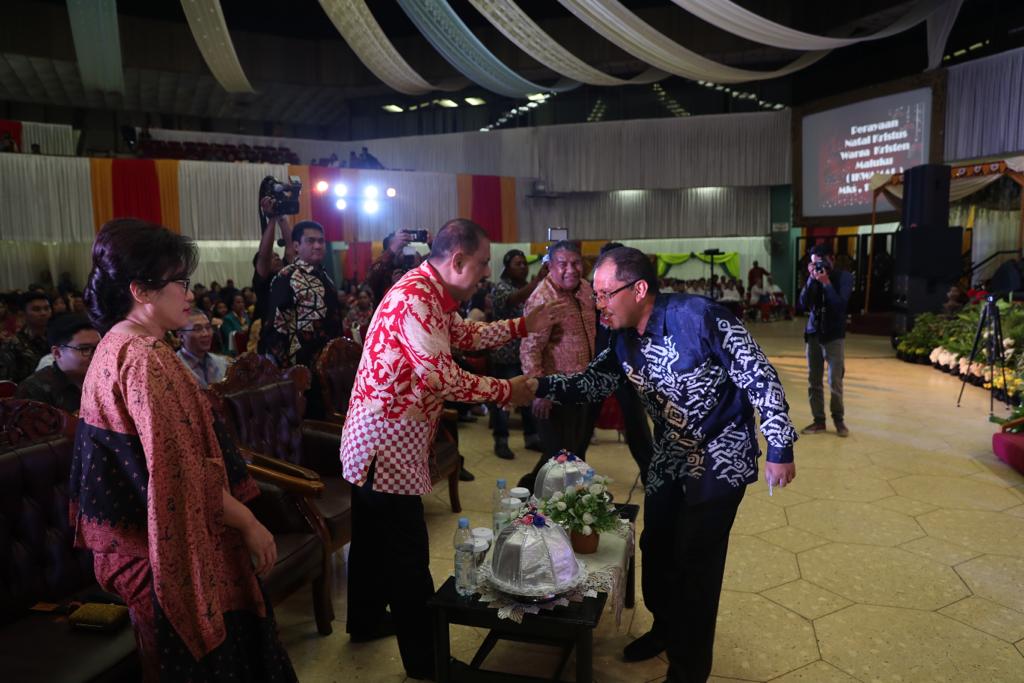 Wali Kota Ambon dan Wali Kota Makassar Saling Puji di Natal Ikwamal