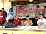 Polres Barru Gelar Press Release Penangkapan Pelaku Perampokan Koperasi 600 Juta