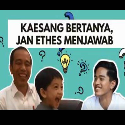 Cucu Jokowi Agak Bingung Menjawab Pekerjaan Bapaknya
