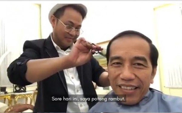Ingin Tampil Muda, Jokowi Mau Potong Rambut Undercut