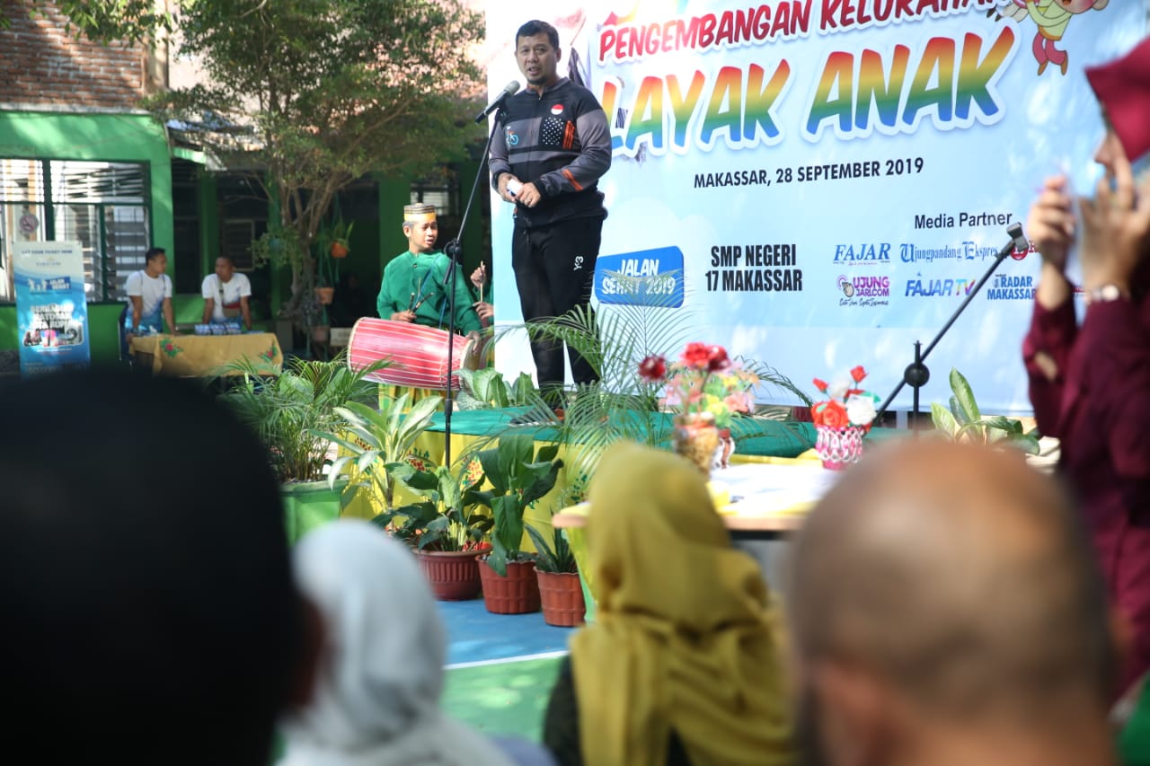 Iqbal Suhaeb Launching KLA, Menuju Makassar Kota Layak Anak