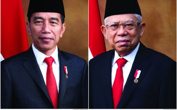 Foto Resmi Presiden dan Wakil Presiden Jokowi-Ma’ruf Amin