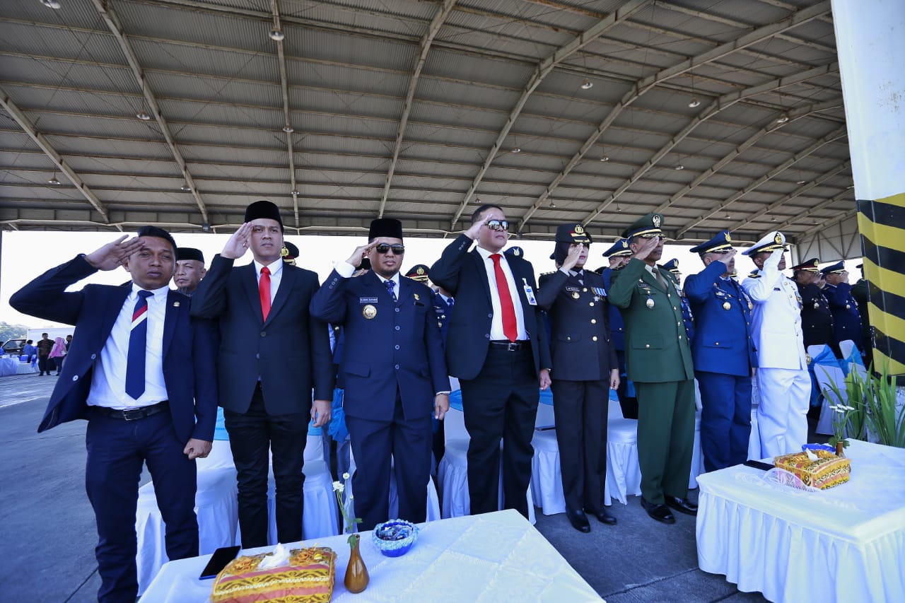 Hadiri Upacara HUT TNI Ke 74, Pj Iqbal Suhaeb Sampaikan Harapannya