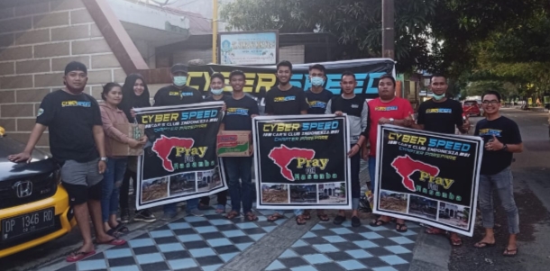 Komunitas Pecinta Mobil Cyber Speed Lakukan Donasi Dan Penggalangan Dana Untuk Korban Banjir Bandang Lutra