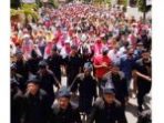 Massa Tak Terbendung Kawal Tomy Satria – A.Makkasau Mendaftar di KPU