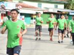 Personel Korem 141/Tp Tetap Aktif Berolahraga